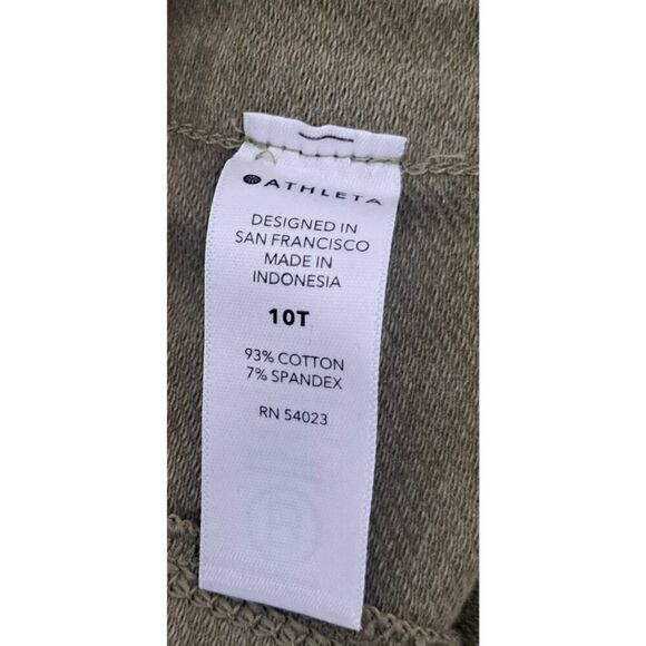 Athleta womens size 10T SAGE GREEN FARALLON HEATHERED WIDE LEG CROPPED pants - Picture 6 of 7